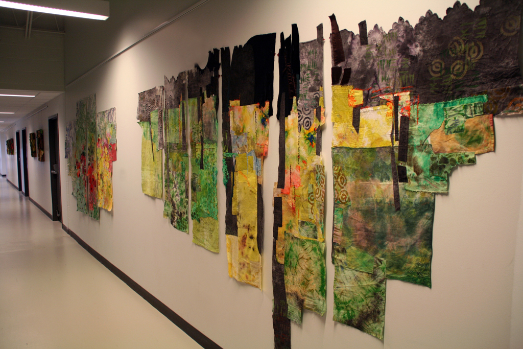 Merill Comeau, Edge of Darkness II, Solo Show, World of Threads Festival 2014.