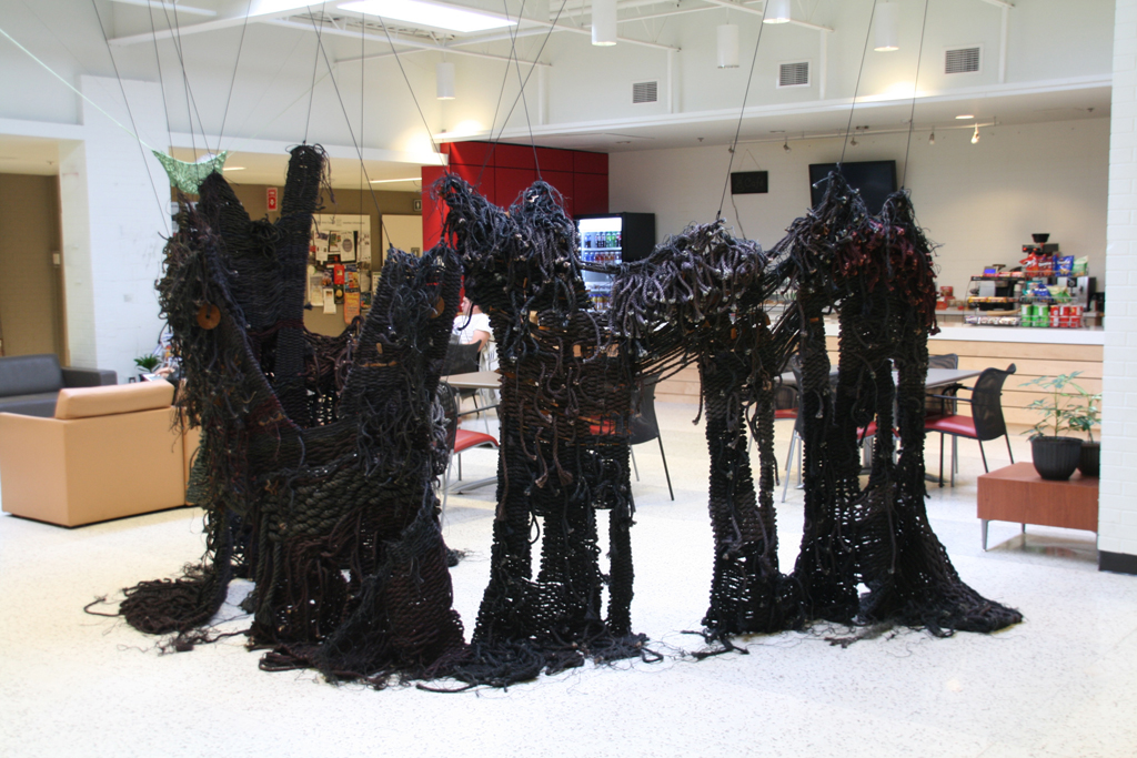 Mary Grisey, For Lethe, Installations, World of Threads Festival 2014.