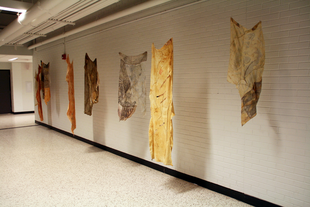 Installation view: Pat Loucks,  Installations, World of Threads Festival 2014