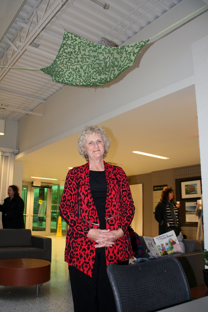 Artist: Willy Carleton at the opening of the World of Threads Festival 2014.