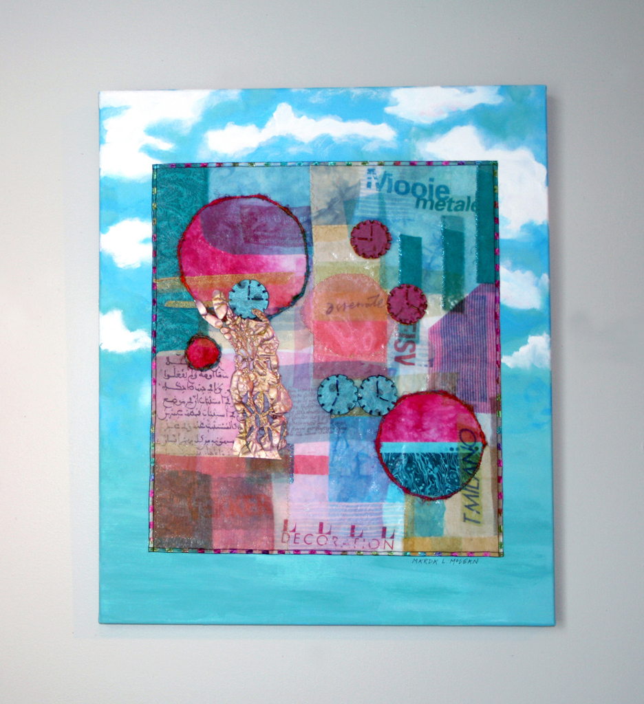 Marda McLean, Moment in Time, Threads That Bind exhibition, World of Threads Festival 2009.