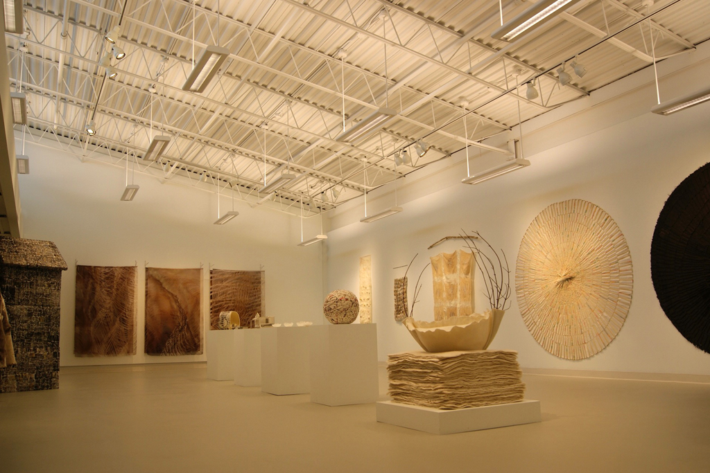 Installation view: Quiet Zone exhibition, World of Threads Festival 2012.