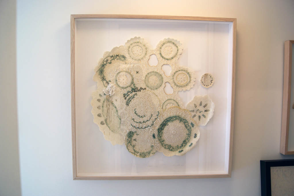 Pam Lobb, Interlace, deconstruct, the spaces in between exhibition, World of Threads Festival 2012.