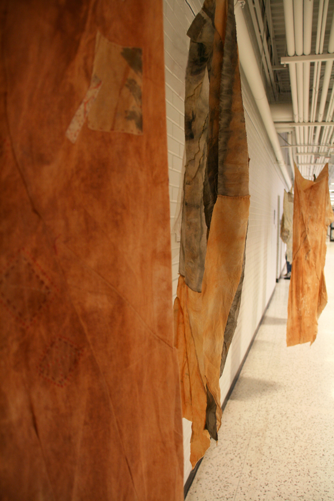 Pat Loucks, detail, Installations, World of Threads Festival 2014