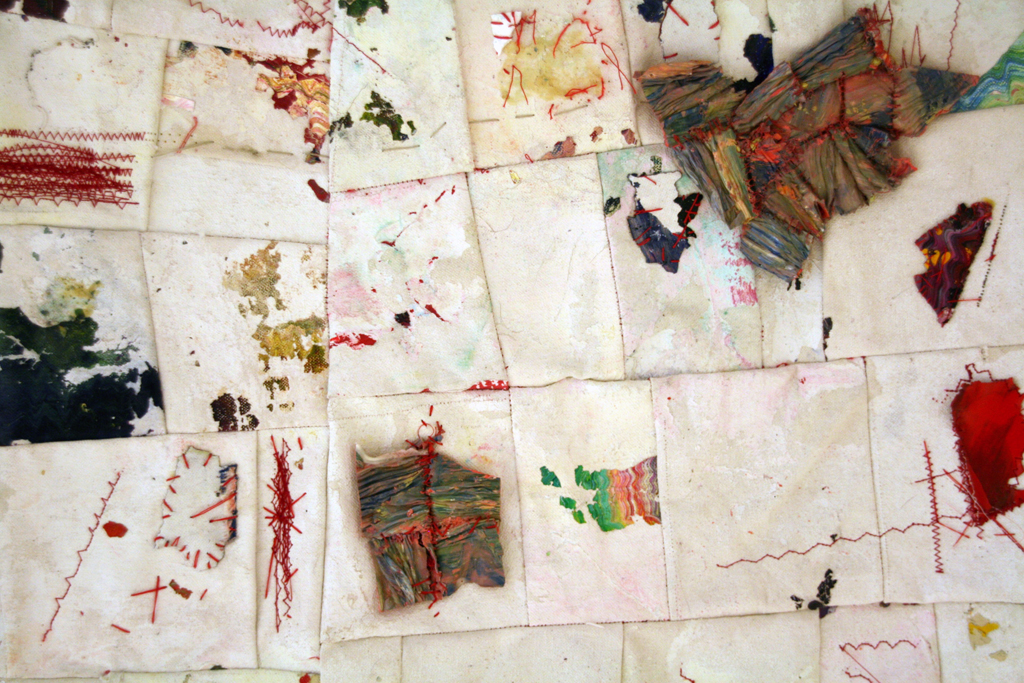 Madzia McCutcheon, untitled, detail, WWW: Whimsical, Wacky and Wild exhibition, World of Threads Festival 2016.  