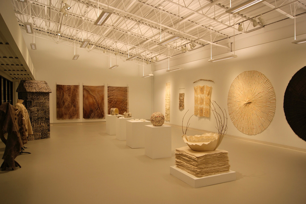 Installation view: Quiet Zone exhibition, World of Threads Festival 2012.