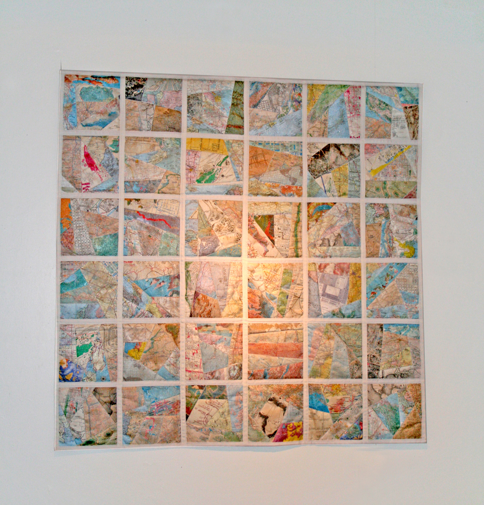 Carol Goddu, You Can't Get There From Here, Threads That Bind exhibition, World of Threads Festival 2009.