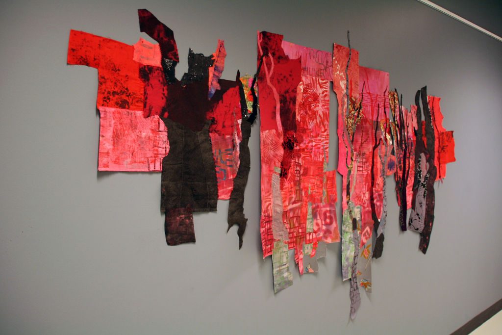 Merill Comeau, Fragments of Eden IV, Solo Show, World of Threads Festival 2014.