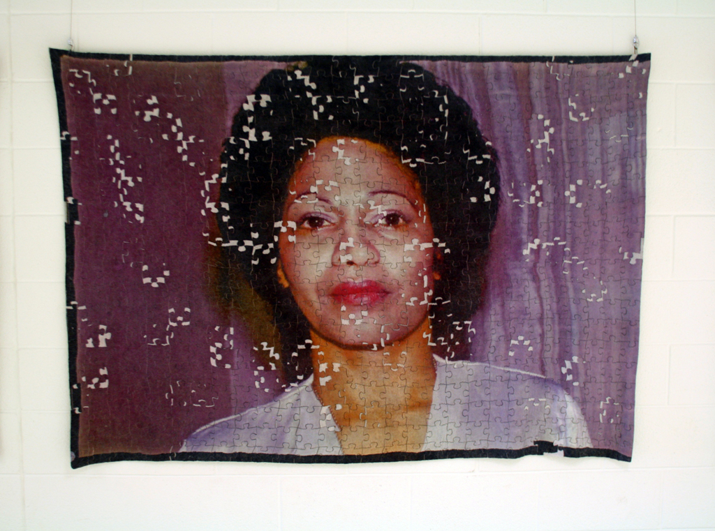 Maggie Smith, Towards the End 2, detail, Solo Show, World of Threads Festival 2014.