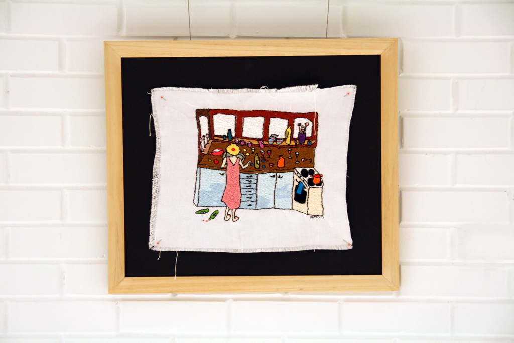 Mathilde Renes, The Day After,  WWW: Whimsical, Wacky and Wild exhibition, World of Threads Festival 2016.  