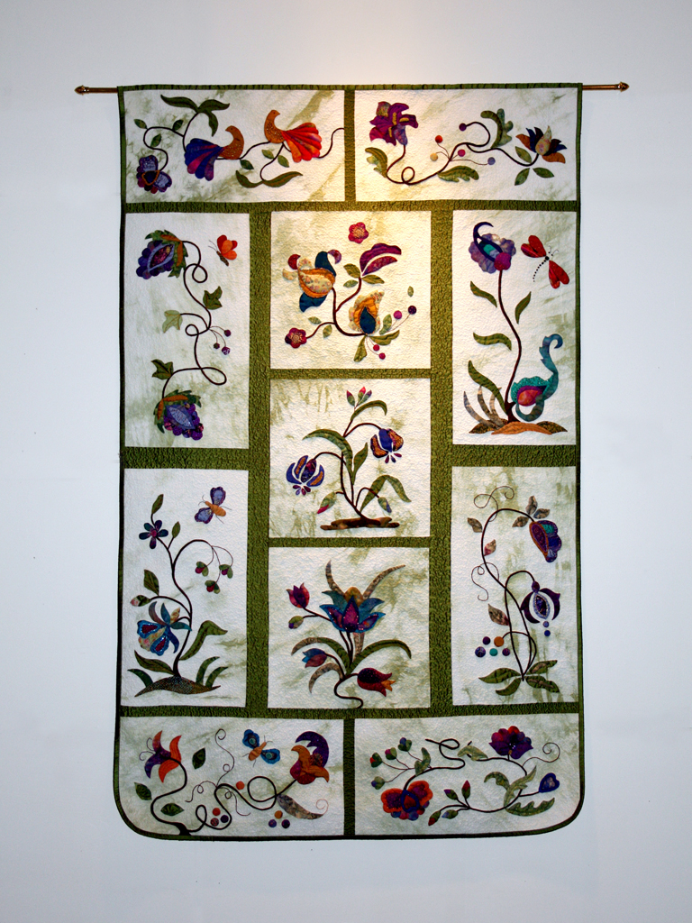 Val Garnett, Floradora, Threads That Bind exhibition, World of Threads Festival 2009.