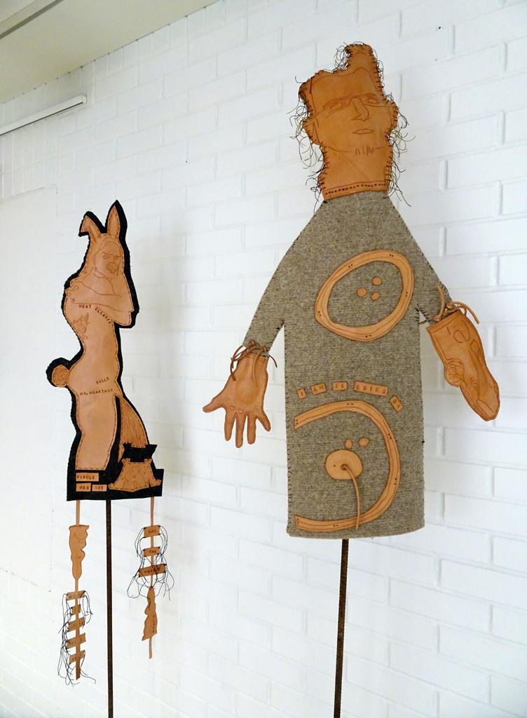 Installation view: Matt Gould, WWW: Whimsical, Wacky and Wild exhibition, World of Threads Festival 2016.  