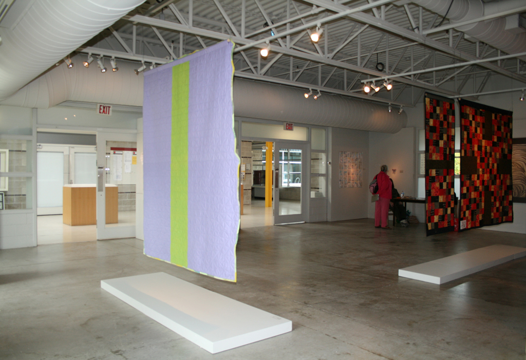 Installation view: Threads That Bind exhibition, World of Threads Festival 2009.