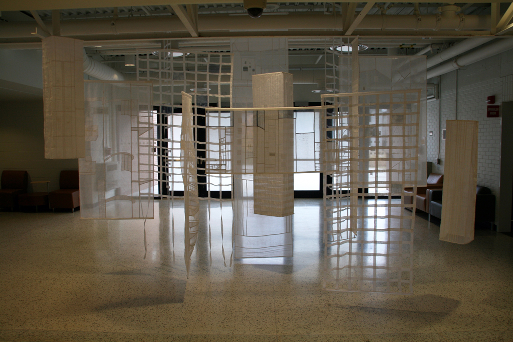 Karen Goetzinger, A State of Play, Installations, World of Threads Festival 2014.
