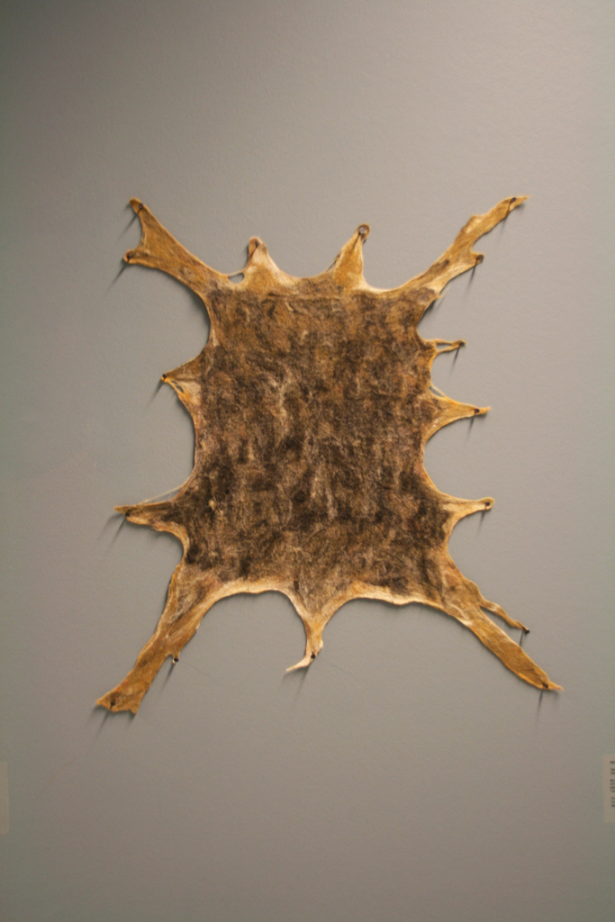 Daniel F Manchego-Badiola, Guardians No 1, detail, Installations, World of Threads Festival 2014.