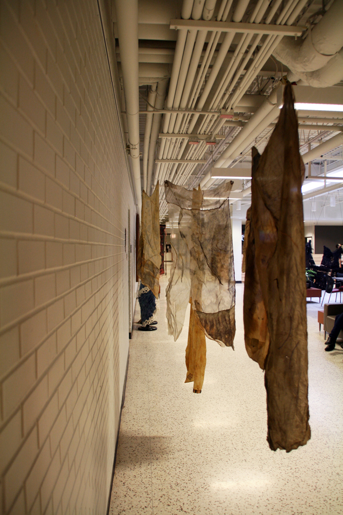 Pat Loucks, detail, Installations, World of Threads Festival 2014