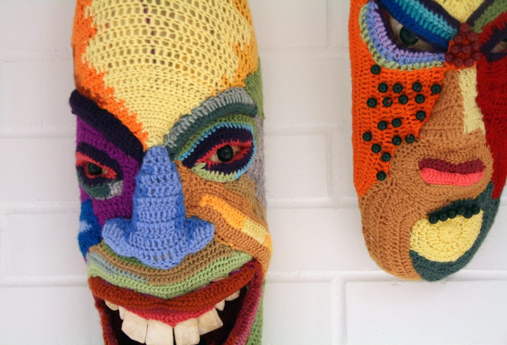 Archana Rajguru Biswas, detail, WWW: Whimsical, Wacky and Wild exhibition, World of Threads Festival 2016.  