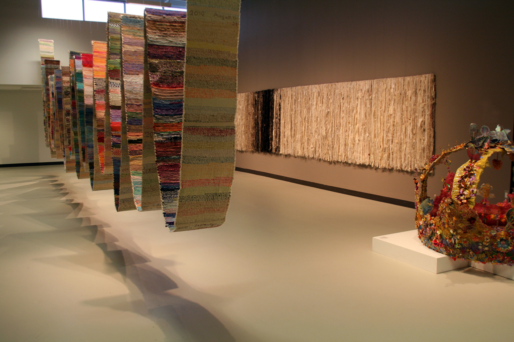 Installation view: Installations, World of Threads Festival 2014.