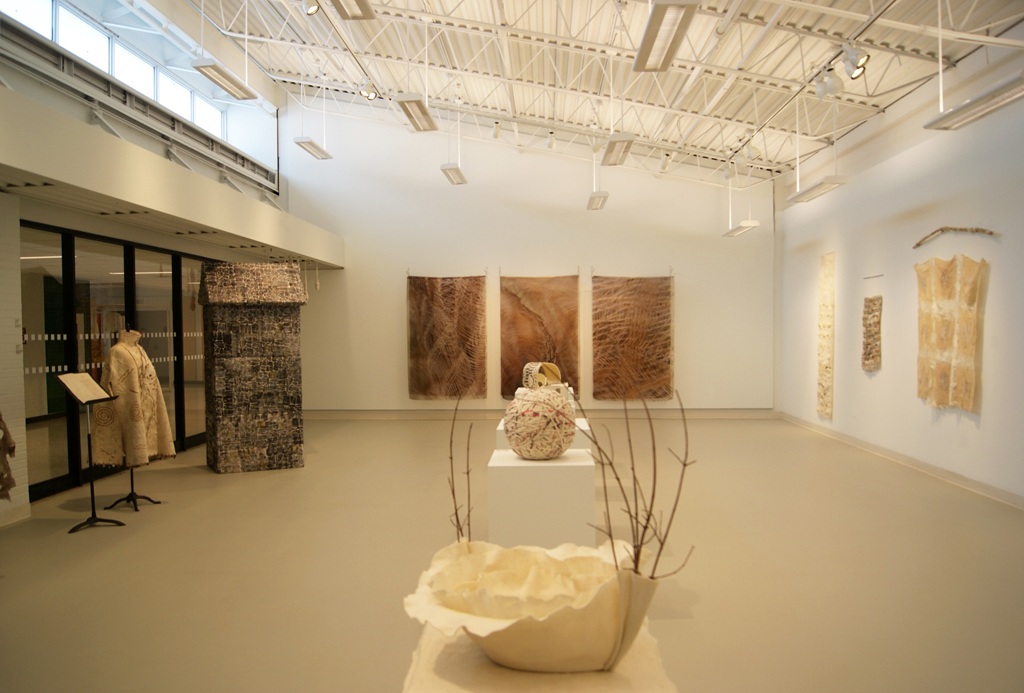 Installation view: Quiet Zone exhibition, World of Threads Festival 2012.