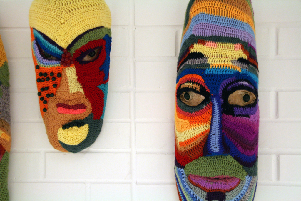 Archana Rajguru Biswas, detail, WWW: Whimsical, Wacky and Wild exhibition, World of Threads Festival 2016.  