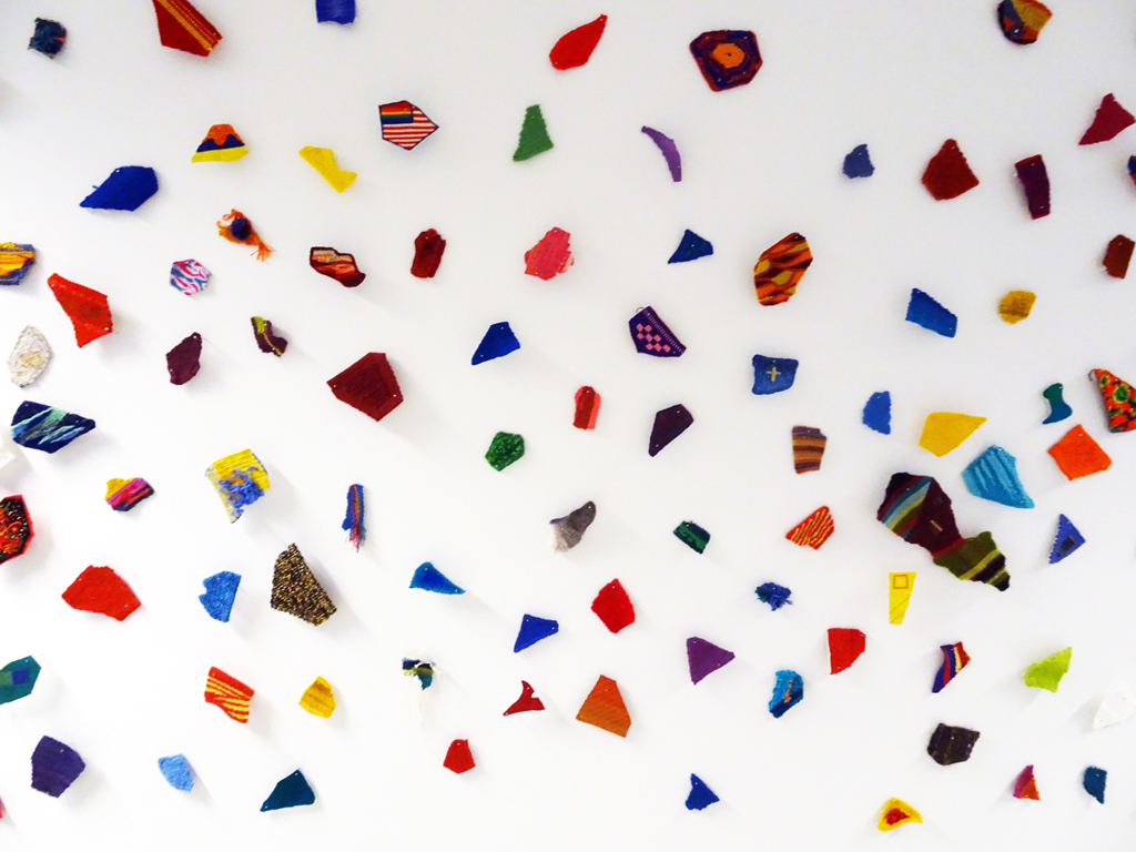 Line Dufour, Fate, Destiny and Self Determination, detail, Installations, World of Threads Festival 2016.