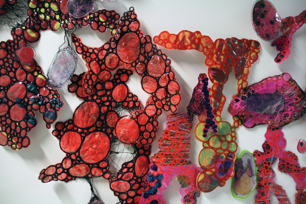 Leisa Rich, Trachtenburg's Escape, detail, Installations, World of Threads Festival 2014.