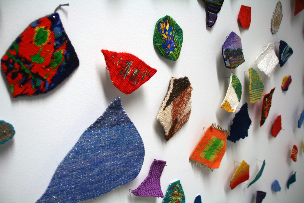 Line Dufour, Fate, Destiny and Self Determination, detail, Installations, World of Threads Festival 2016.