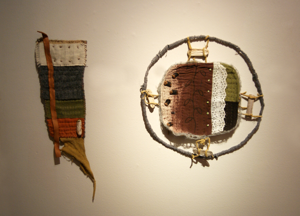 Alana McLeod, Fibre Collage exhibition, World of Threads Festival 2012.