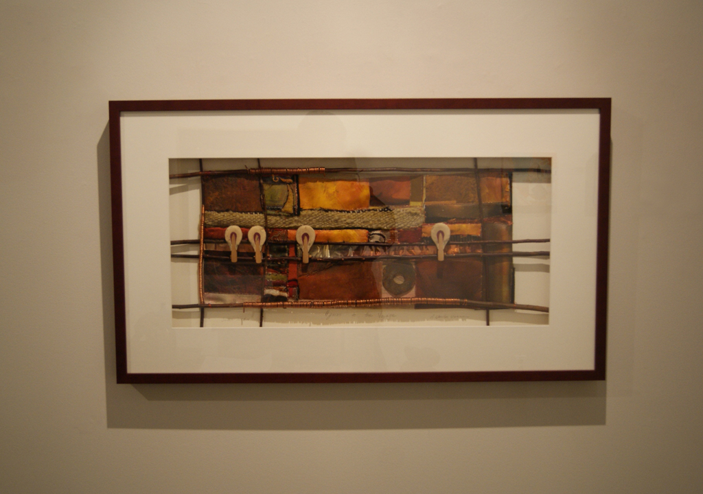 Alice Vander Vennen, Fibre Collage exhibition, World of Threads Festival 2012.