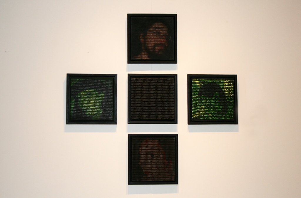 Kat O'Shaughnessy, This is who I really am (Wall of Friends), Common Thread International exhibition Part 3, World of Threads Festival 2009.