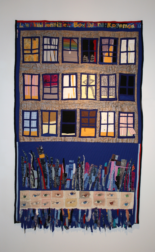 Judith Maher, L'Exhibitionniste - boulevard Rosemont, Common Thread International exhibition Part 3, World of Threads Festival 2009.