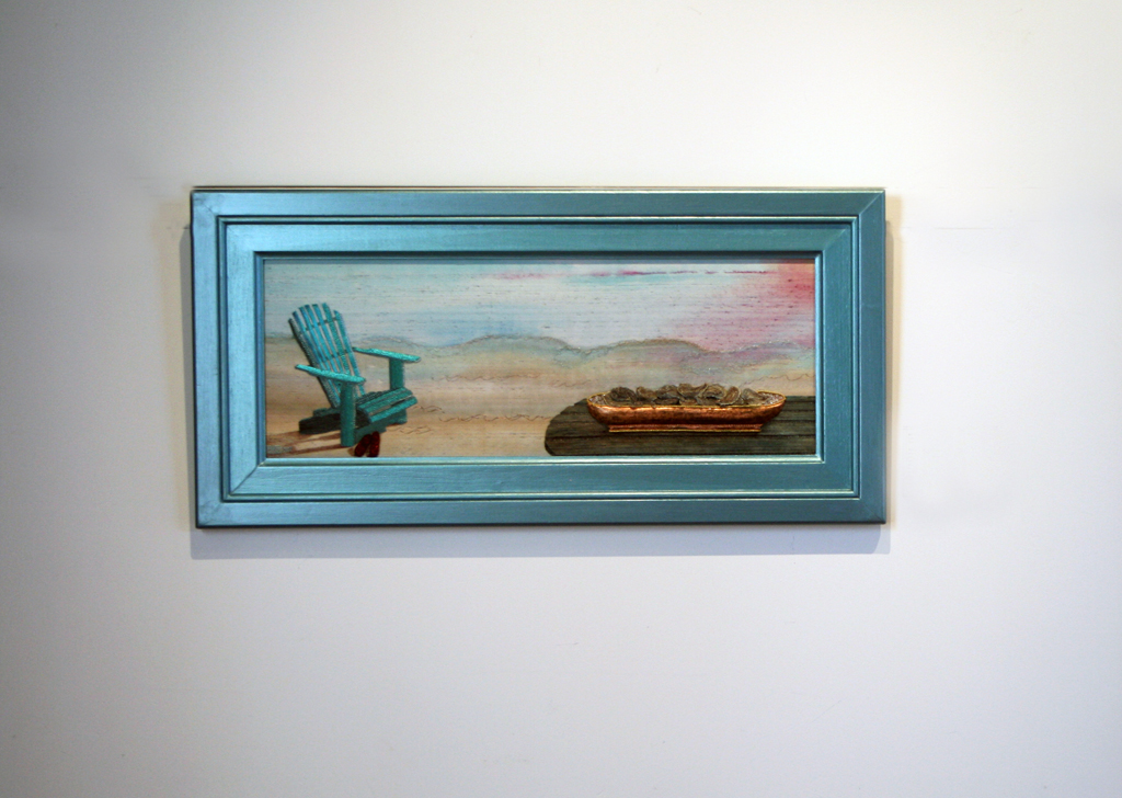 Merydie Fjarlie, The Oyster Party, detail, Common Thread International exhibition, World of Threads Festival 2009.