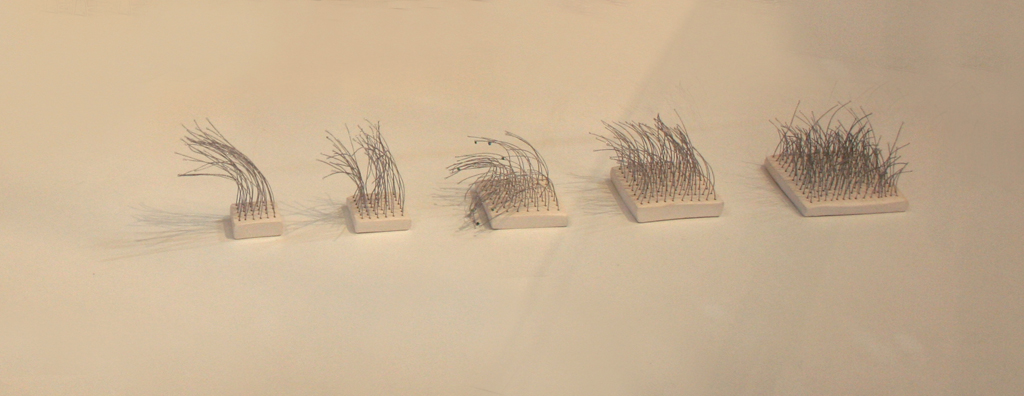 Stefanie Koebel, Grow, detail, Common Thread International exhibition, World of Threads Festival 2009.