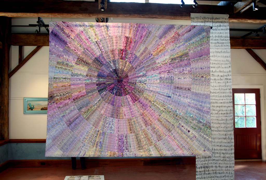 Meredith Annett, And So It Goes, (front) Common Thread International exhibition, World of Threads Festival 2009.