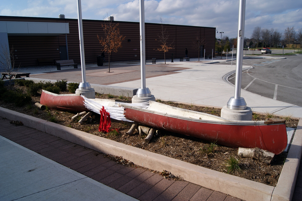 Jessica Marion Barr, Outdoor Environmental Installations, World of Threads Festival 2012.
