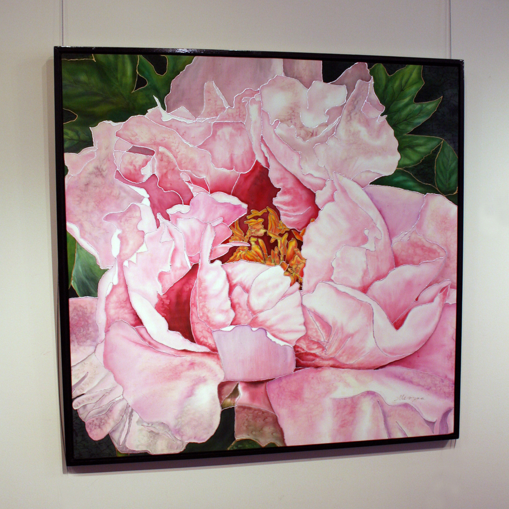 Alena Vyborna, Pink Petals, Thread, Common Thread International exhibition Part 2, World of Threads Festival 2009.