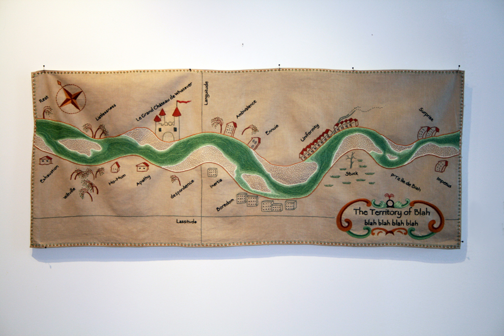 Bettina Matzhukn, Territory of Blah, Common Thread International exhibition, World of Threads Festival 2009.