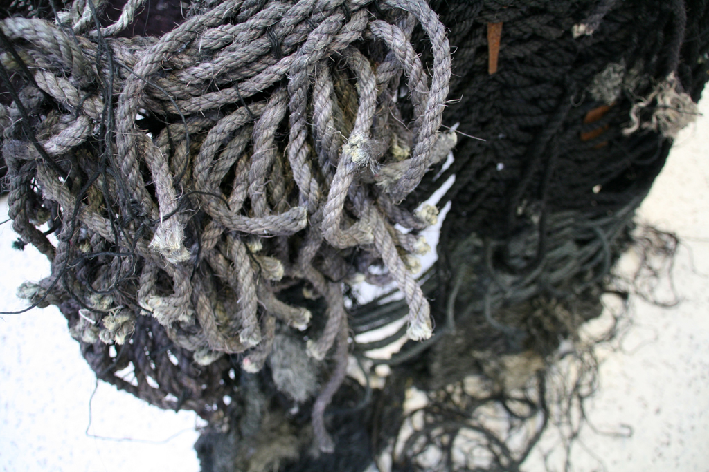 Mary Grisey, For Lethe, detail, Installations, World of Threads Festival 2014.