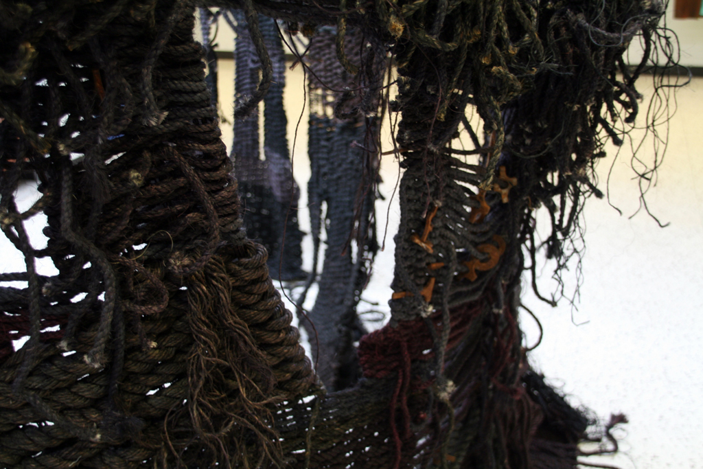 Mary Grisey, For Lethe, detail, Installations, World of Threads Festival 2014.