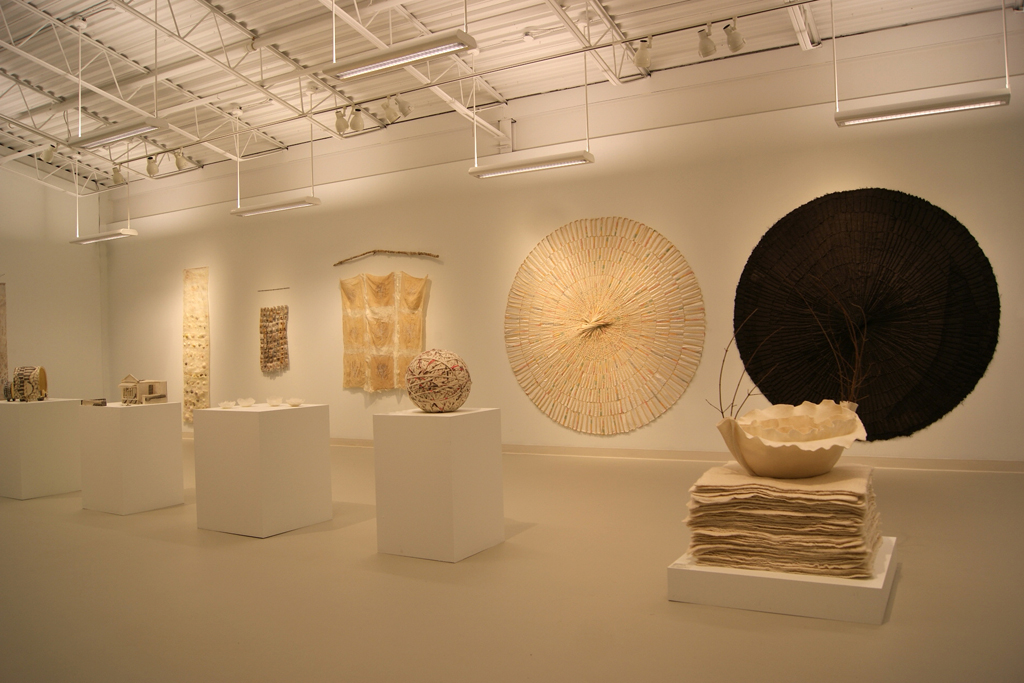 Installation view: Quiet Zone exhibition, World of Threads Festival 2012.