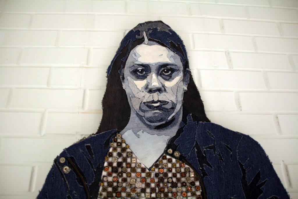 James Arendt, Meghann, detail, Installations, World of Threads Festival 2014.