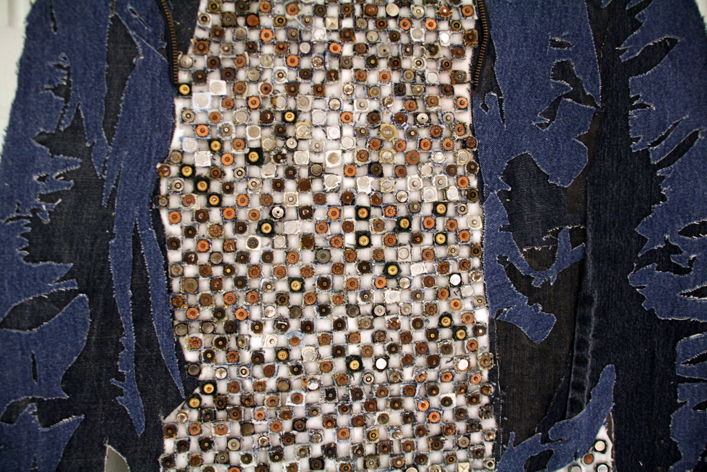 James Arendt, Meghann, detail, Installations, World of Threads Festival 2014.