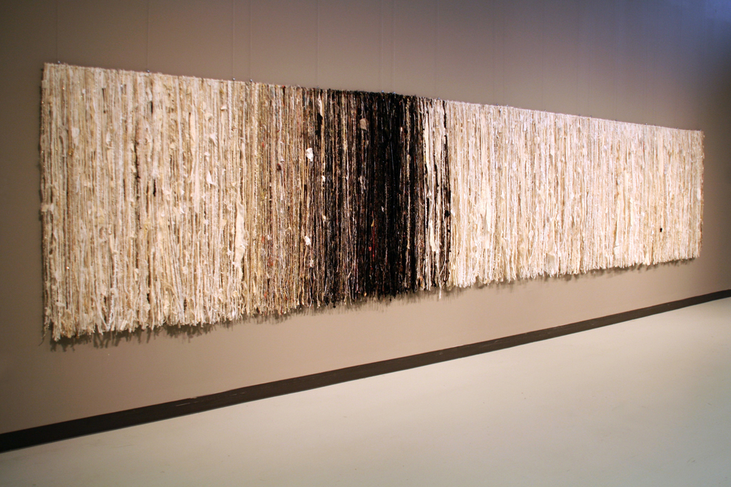 Artist: Melanie Siegel, Winter, Installations, World of Threads Festival 2014.