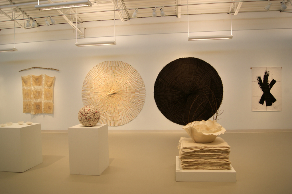 Installation view: Quiet Zone exhibition, World of Threads Festival 2012.