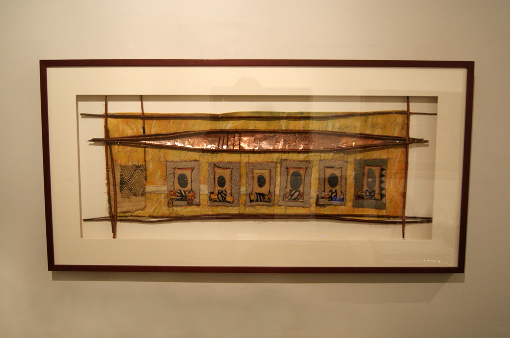 Alice Vander Vennen, Fibre Collage exhibition, World of Threads Festival 2012.