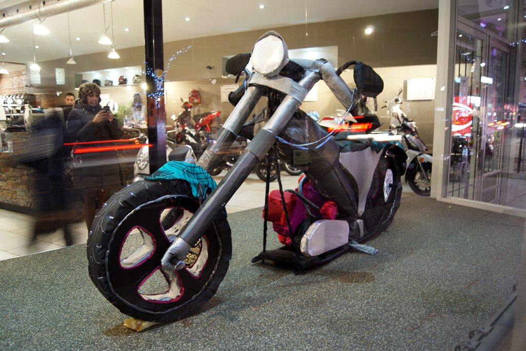 Karen Darricades, Soft Chopper exhibition, World of Threads Festival 2012.