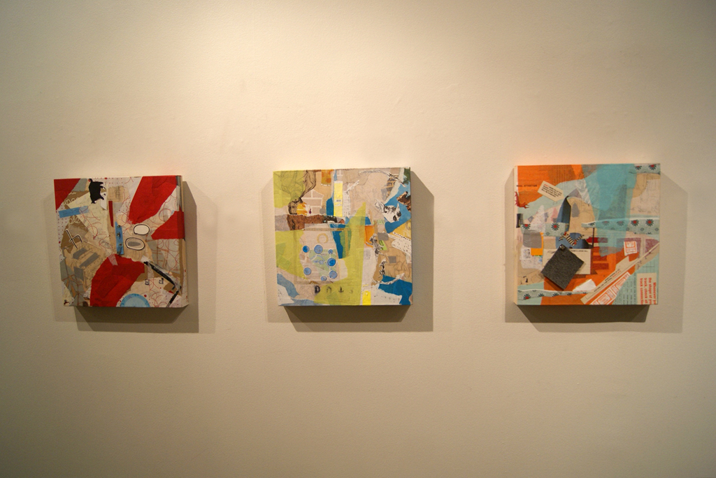 Lee Richmond, Fibre Collage exhibition, World of Threads Festival 2012.