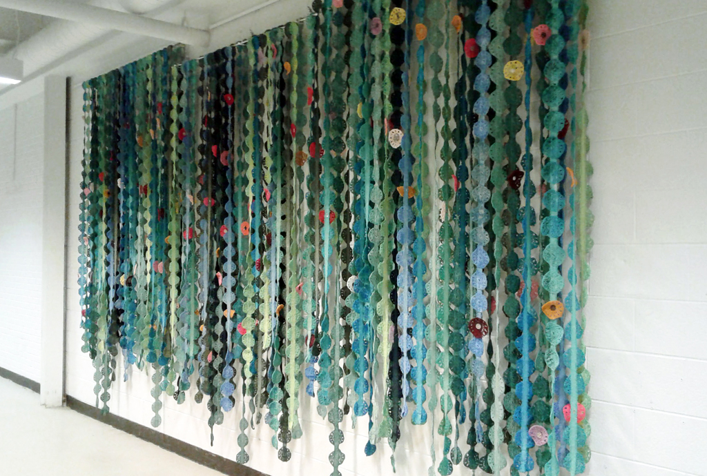 Jane Merks, Life Circles, Installations, World of Threads Festival 2016.