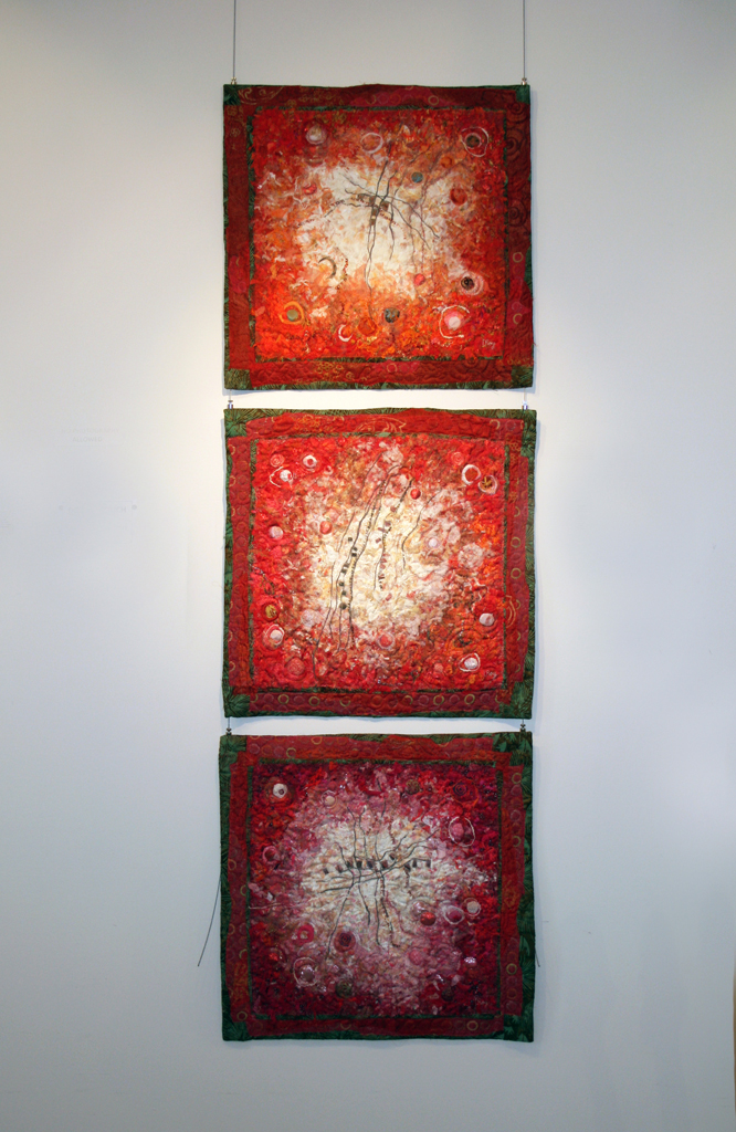 Lorraine Roy, Ovulation Series #1, Common Thread International exhibition Part 2, World of Threads Festival 2009.