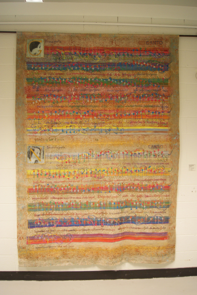 Jacqueline Treloar, Variegated Threads exhibition, World of Threads Festival 2012.